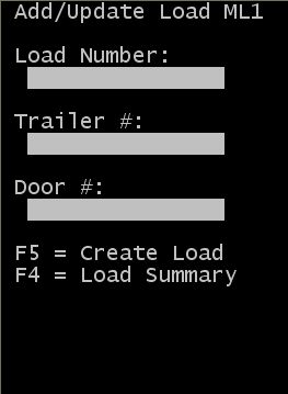 Updating load header information